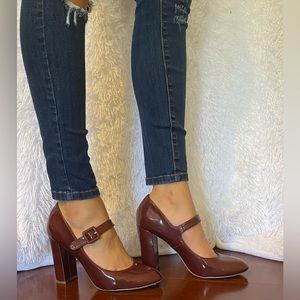 Just fab burgundy heels.